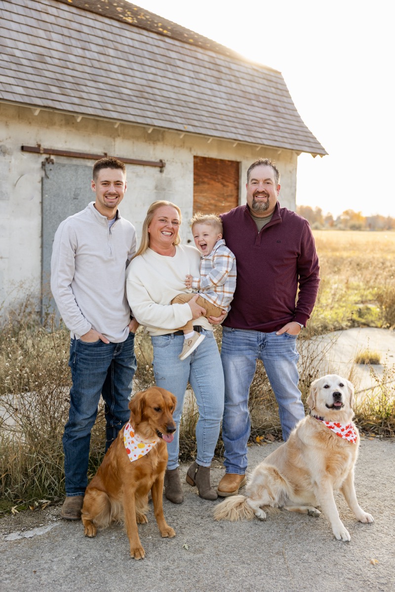 The owners of Canyon View RV & Boat Storage with their family in Jerome, Idaho